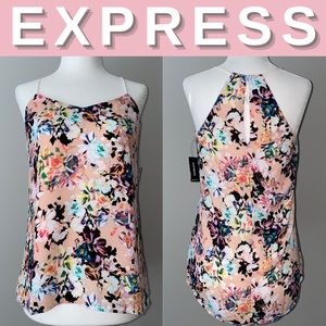 NEW Express Floral V-neck Barcelona Cami, XS